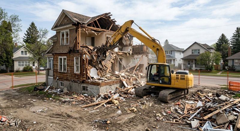 Cabin Demolition in Sacramento, CA