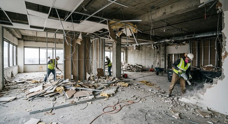 Commercial Building Demolition in Sacramento, CA