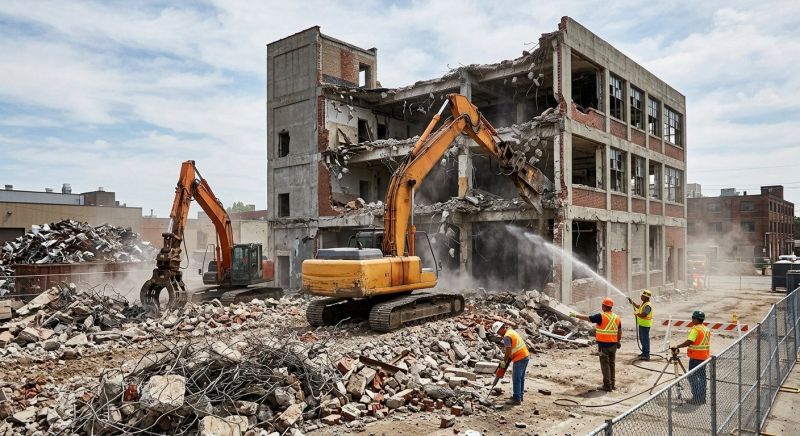 Commercial Demolition Service in Katy, TX