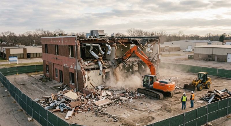 Commercial Site Demolition in Houston, TX