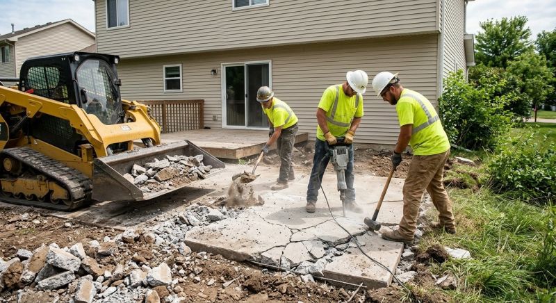 Concrete Pavement Demolition in Bergen County, NJ