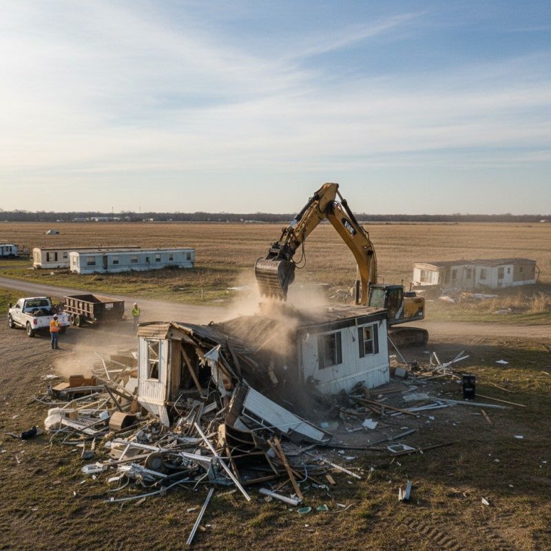 Trailer Home Demolition in Sacramento, CA
